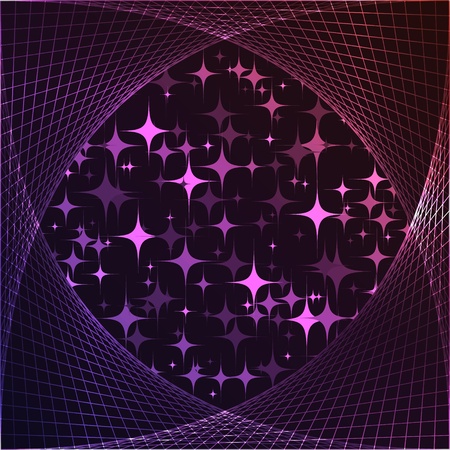 purple starsのイラスト素材