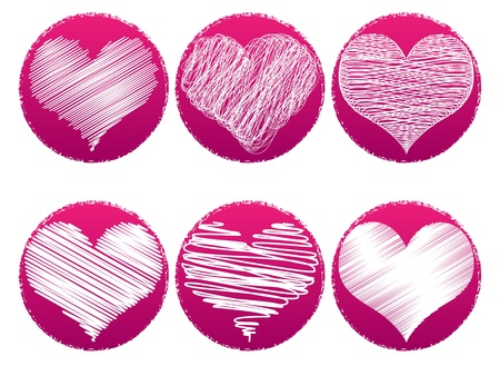 heartsのイラスト素材