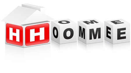 home wordのイラスト素材