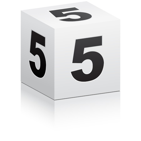 number fiveのイラスト素材