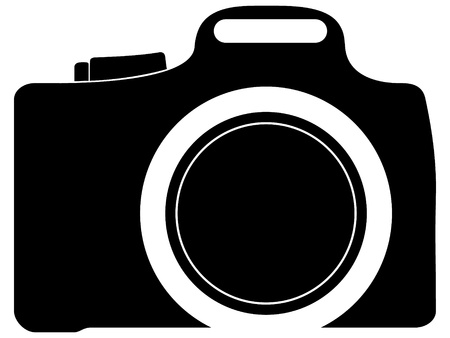 photo camera iconのイラスト素材