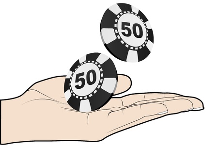 poker playerのイラスト素材