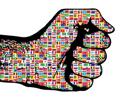 power of the worldのイラスト素材