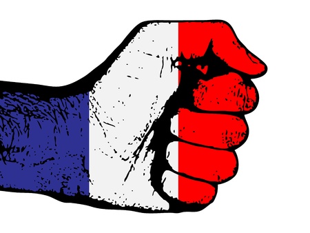 frence fistのイラスト素材