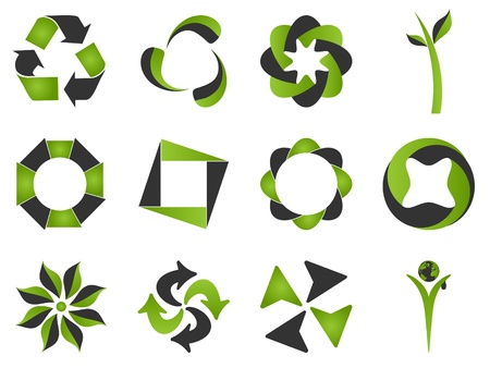 recycling iconsのイラスト素材