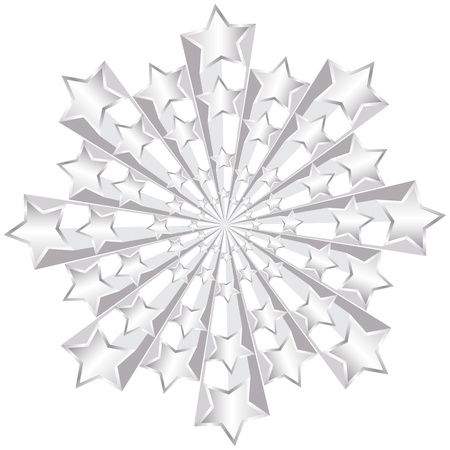 silver starsのイラスト素材