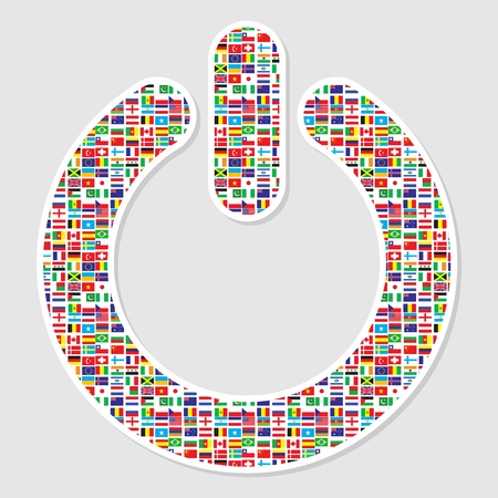 power button のイラスト素材