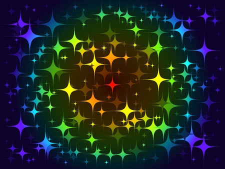colorful background stars pattern のイラスト素材