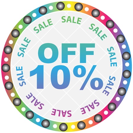 twenty percent discountのイラスト素材