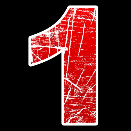 number one のイラスト素材