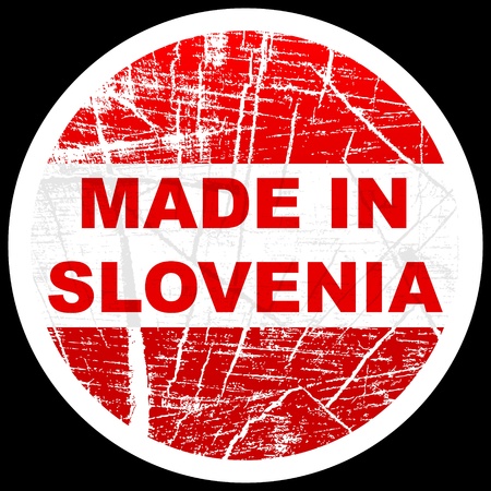 made in sloveniaのイラスト素材
