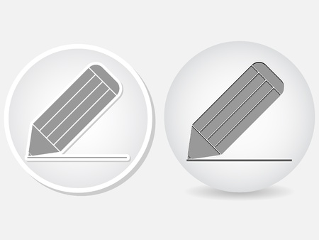 pencil iconのイラスト素材