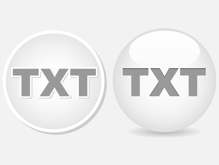 txt formatのイラスト素材