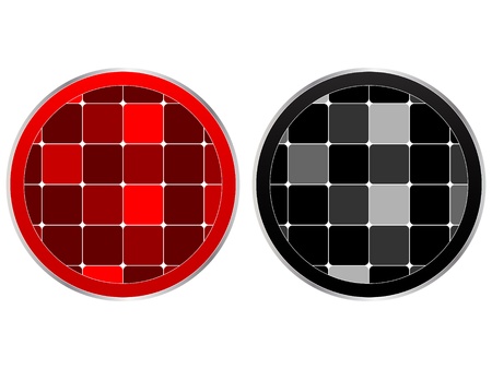 abstract buttonsのイラスト素材