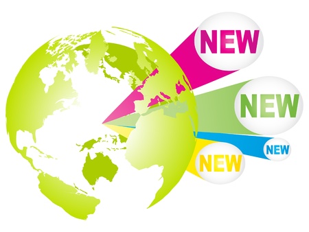 new worldのイラスト素材