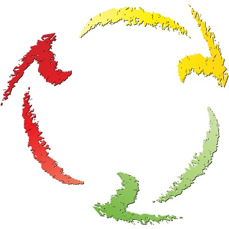  recycle iconのイラスト素材