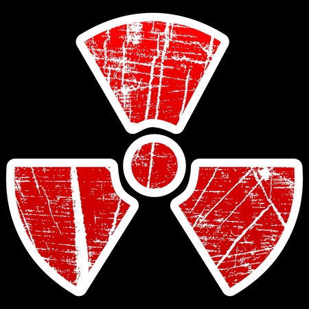 radiation iconのイラスト素材