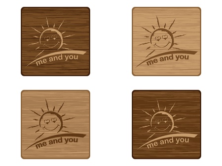 we love the sun のイラスト素材