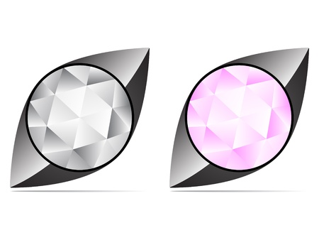 diamond iconのイラスト素材