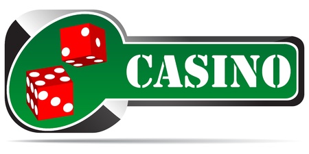 casino bannerのイラスト素材