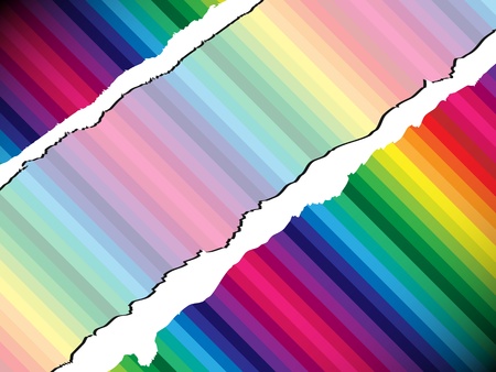 Colorful ripped paperのイラスト素材