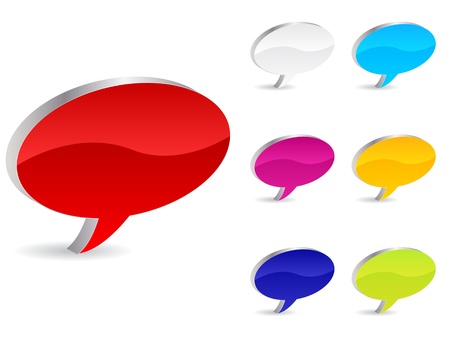 chat icon vector illustrationのイラスト素材