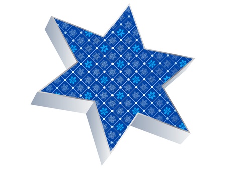 christmas star vector illustrationのイラスト素材