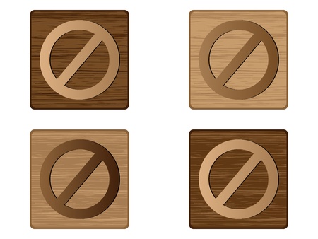 forbidden wooden button
のイラスト素材