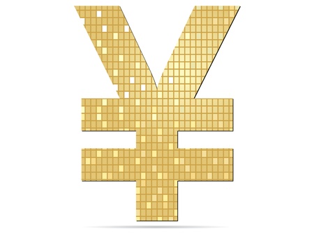 yen icon vector illustrationのイラスト素材