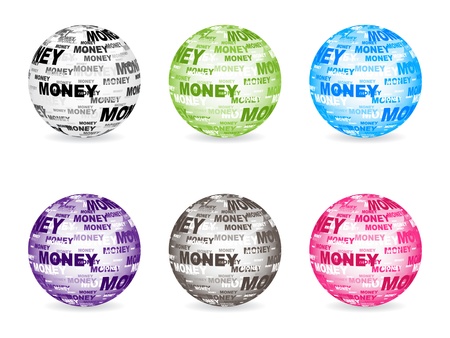 money web buttons different colors vector illustrationのイラスト素材