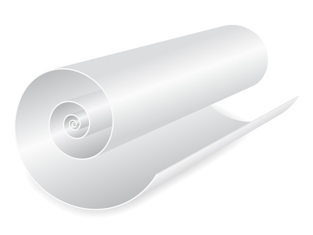 (raster image of vector) sheet rollのイラスト素材