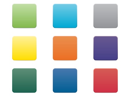 web buttons different colors vector illustrationのイラスト素材