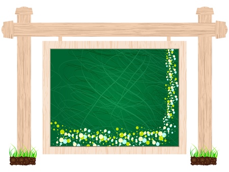 blackboard bannerのイラスト素材