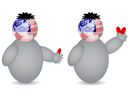 american buddyのイラスト素材