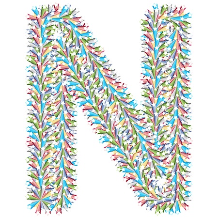 letter nのイラスト素材