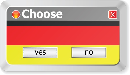 yes or no choose のイラスト素材