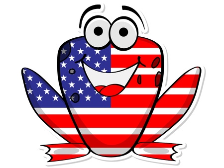 american frogのイラスト素材
