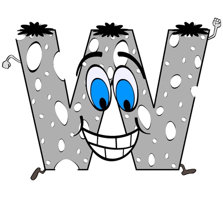 letter wのイラスト素材