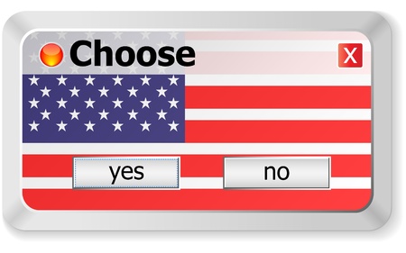 yes or no choose のイラスト素材