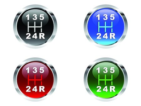 Four lever speed 
のイラスト素材