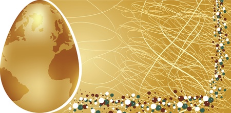 easter bannerのイラスト素材