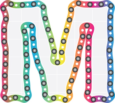 letter mのイラスト素材