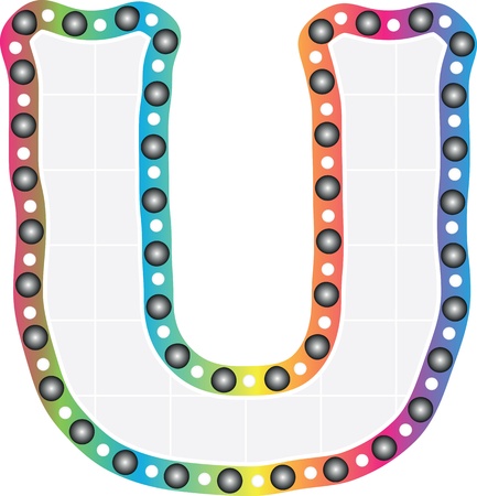 letter uのイラスト素材