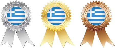 greece medalsのイラスト素材