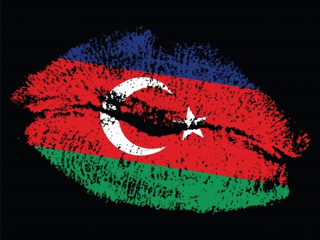 Azerbaijan kissのイラスト素材