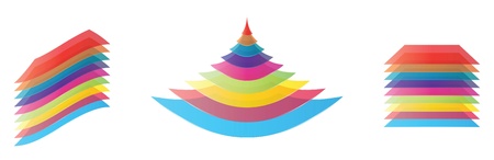 colorful design のイラスト素材