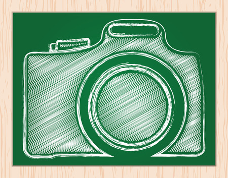 photo camera のイラスト素材