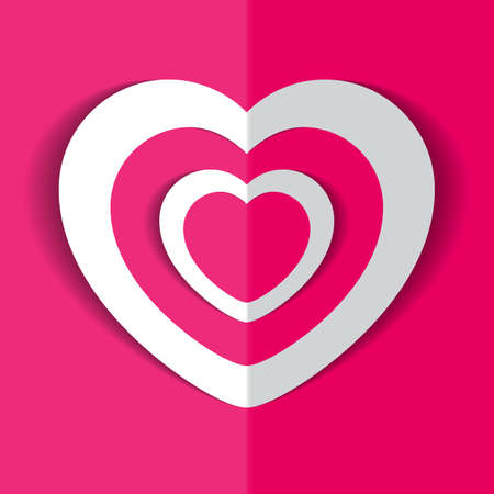 Vector illustration of Heart for Valentine s Dayのイラスト素材