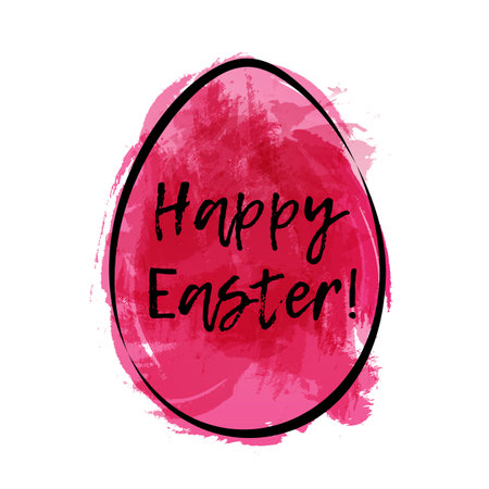 Colorfull watercolor egg, isolated on white background. illustration for greeting cards, posters, banners, flyers, and more.の写真素材