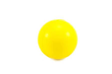 Stress ball  on white backgroundの写真素材